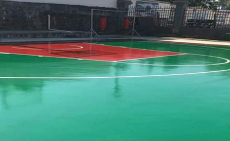 云南篮球场翻新地面